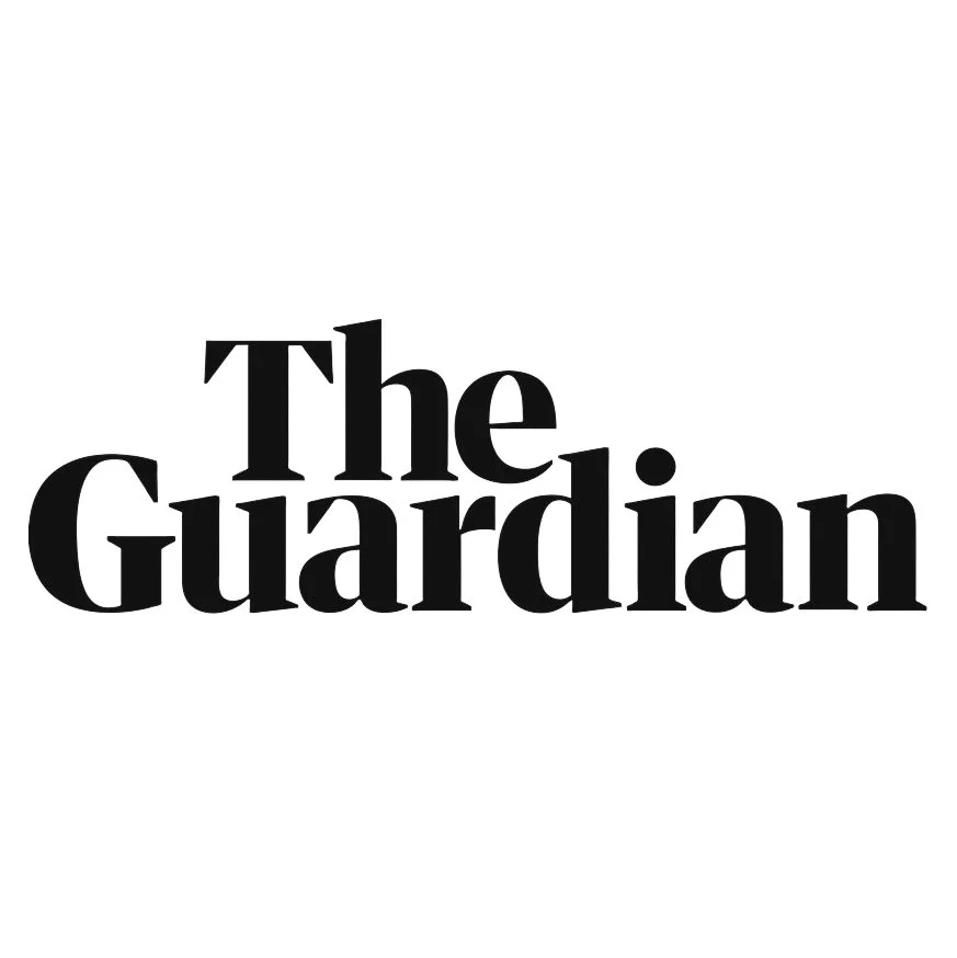 Logo of The Guardian, representing world-class visual journalism and editorial photography by Scott Ramsey.