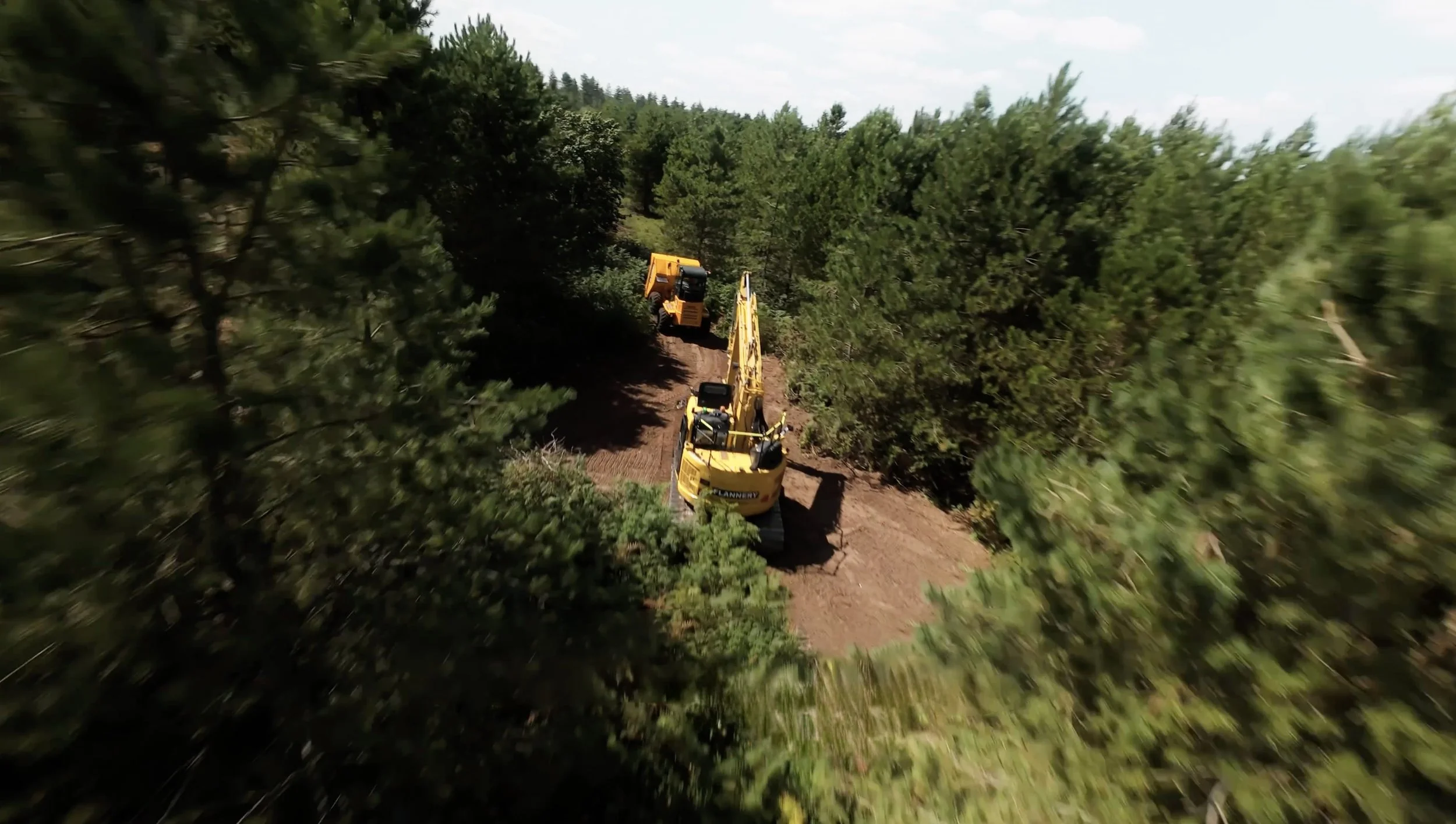 Cinematic wide-angle still of an environmental project, demonstrating Scott Ramsey’s capability to handle large-scale, technical social media videography.