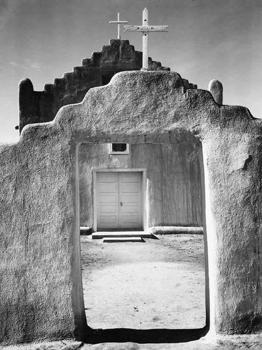 Taos Church by Ansel Adams