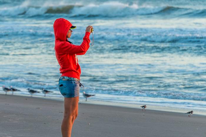 This is not the stance you want to take for sharp photographs.