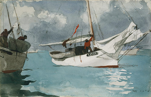 Fishing Boat by Winslow Homer
