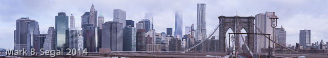 Lower West Side from the Brooklyn Bridge