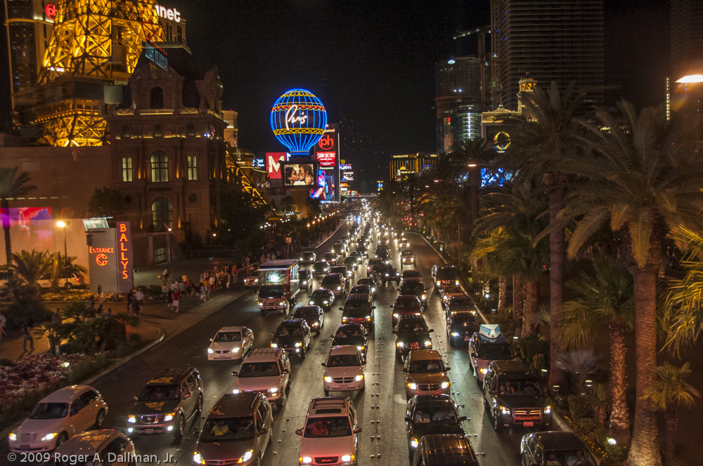 Busy night in Vegas