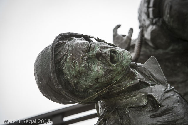 Lots of sky at the D-Day memorial