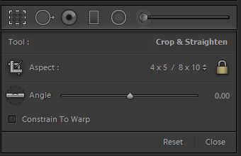 Crop tool