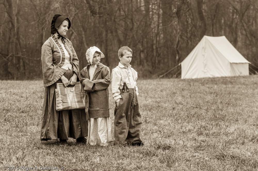 A Southern family, looking for their soldier