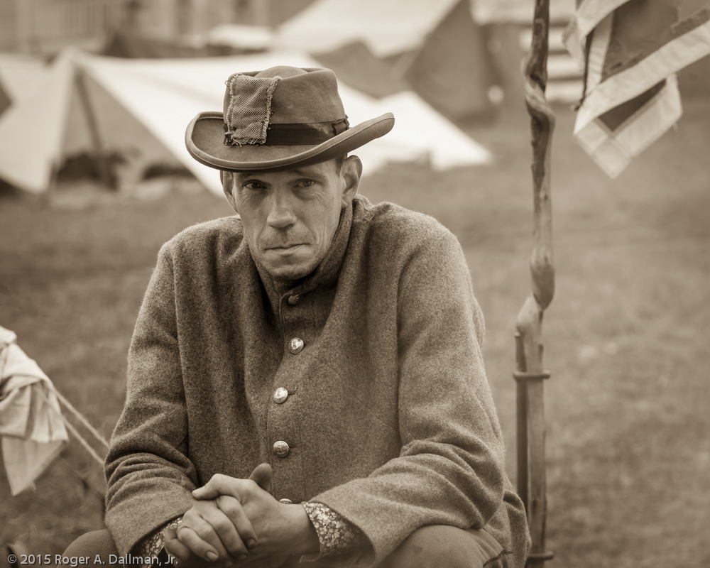 Despondent Confederate camp