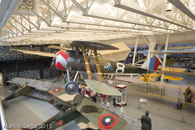 Nieuport from WW1 flown by the American "Hat in the Ring" squadron