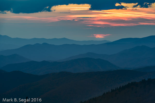 Sunset from Clingman's Dome