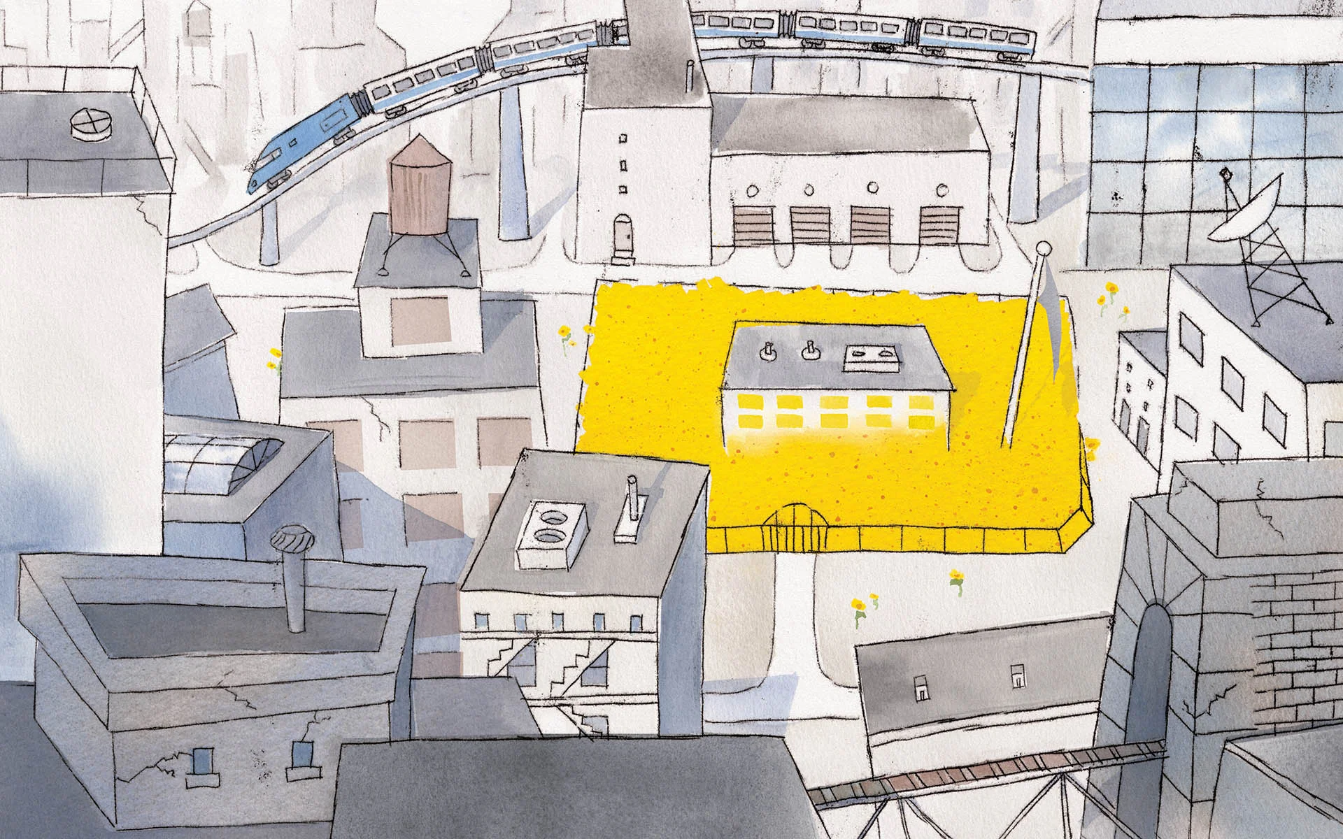 Interior artwork from  Graduation Day