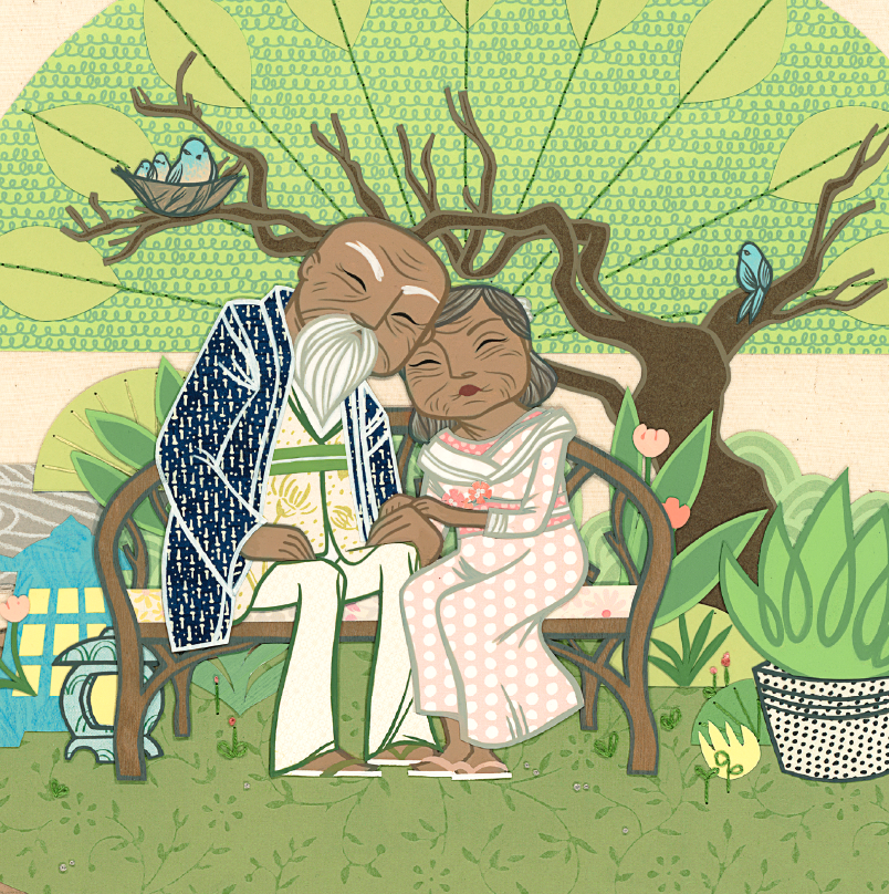 Interior artwork from  Grandmother Thorn