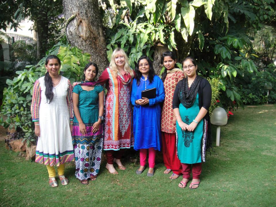Our Scholarship Girls in Bangalore, INDIA - January 2014