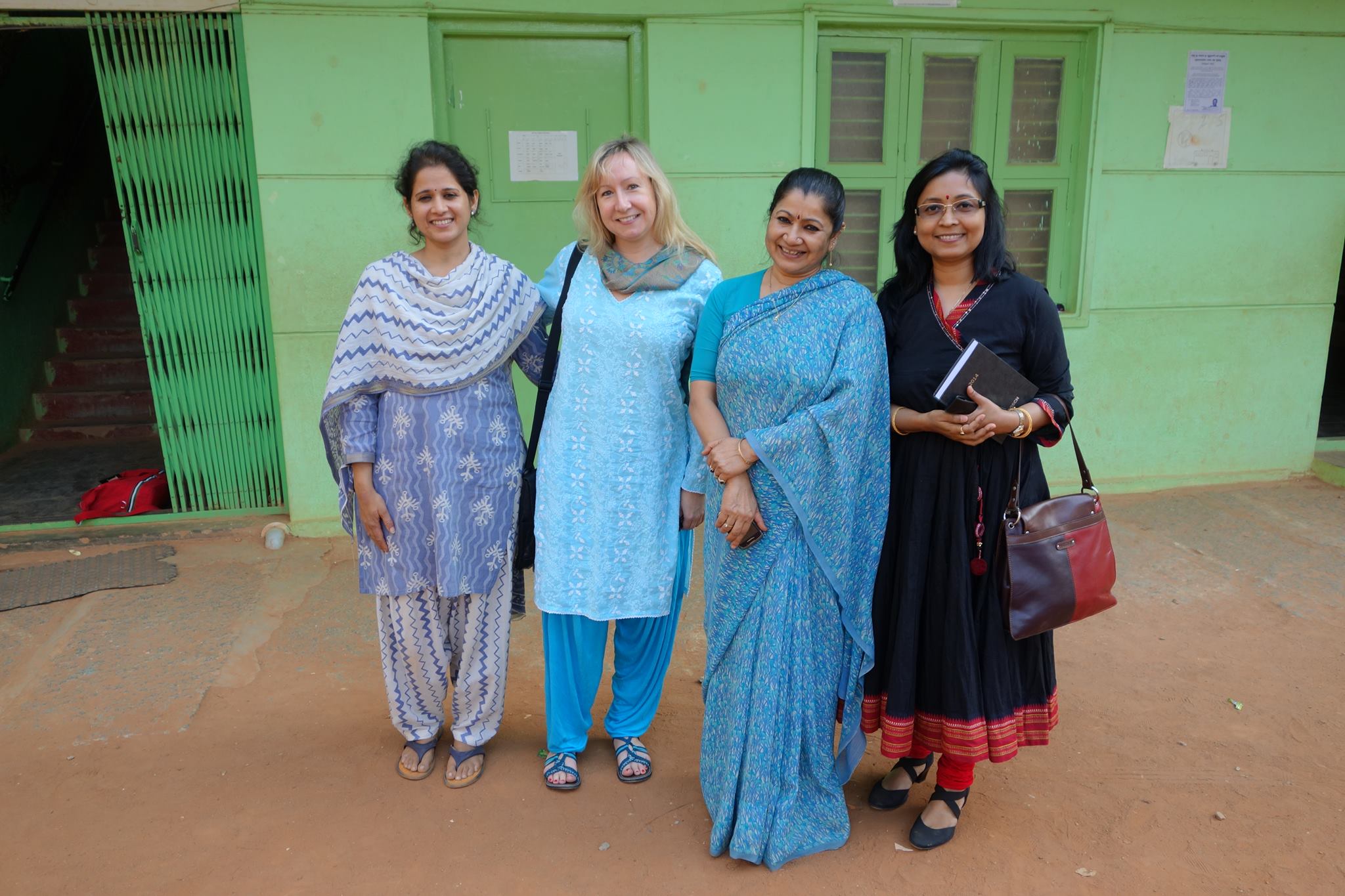 With the Parikrma Foundation in Bangalore, INDIA - January 2014