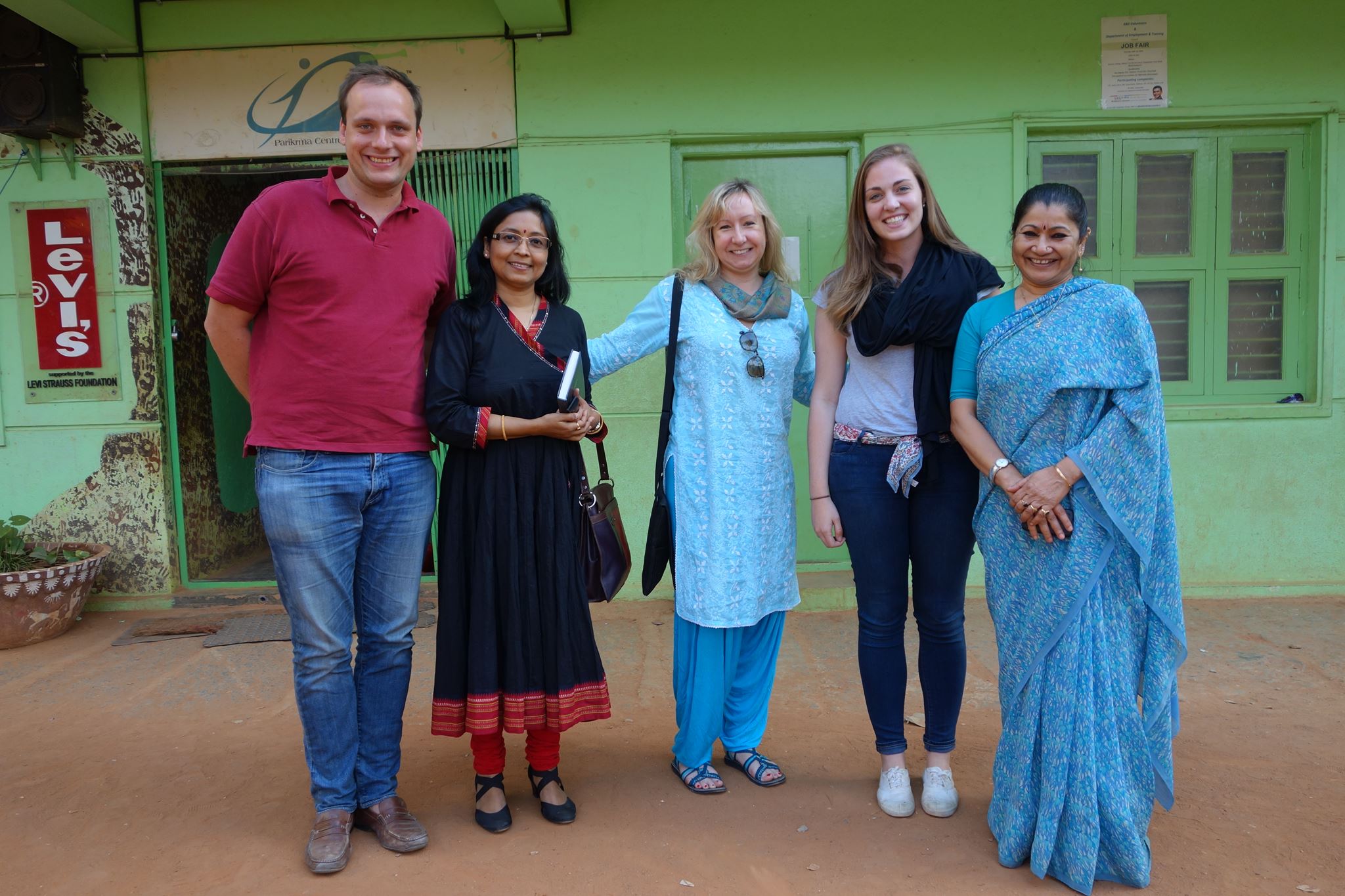 With the Parikrma Foundation in Bangalore, INDIA - January 2014