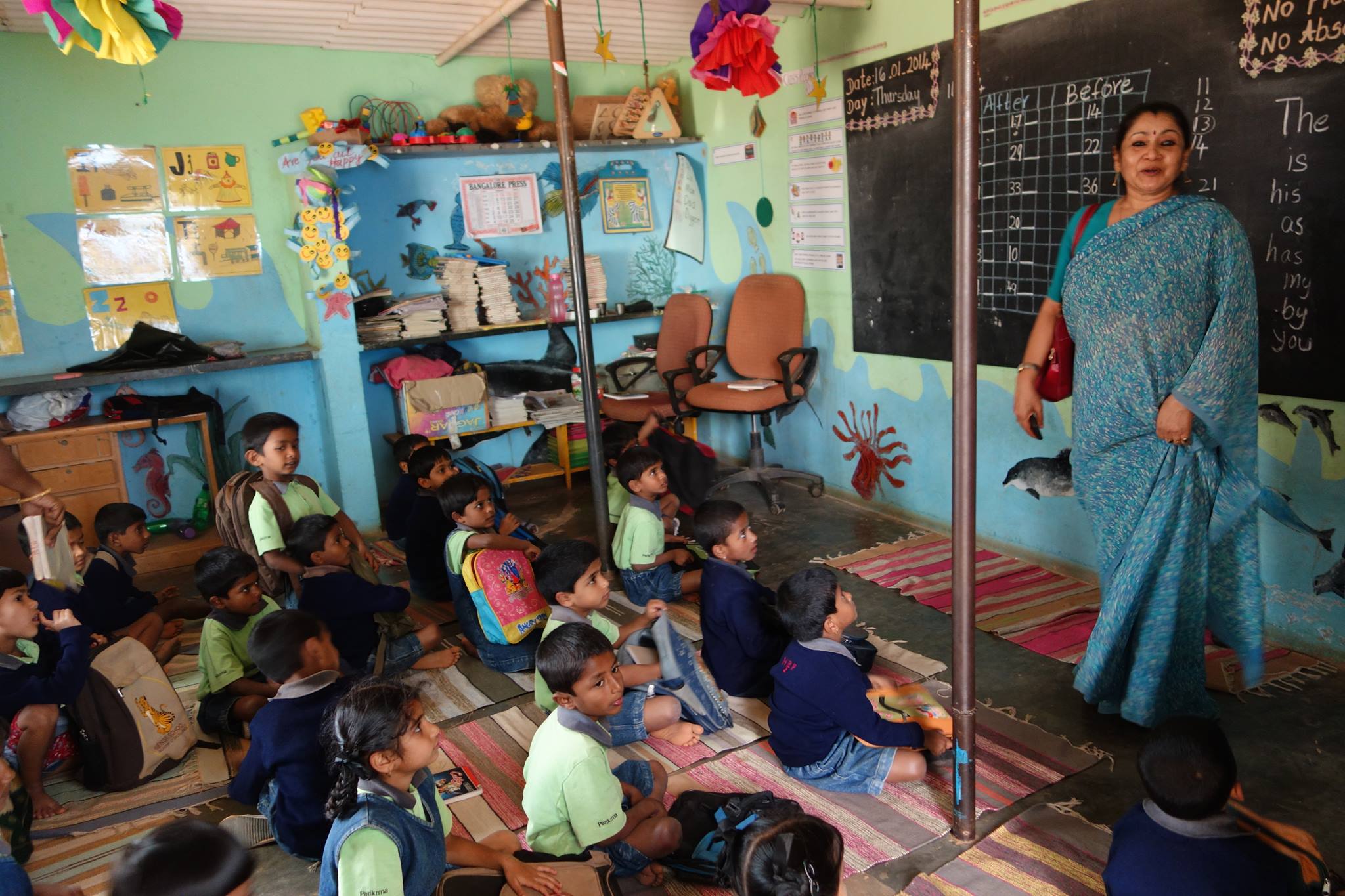 With the Parikrma Foundation in Bangalore, INDIA - January 2014