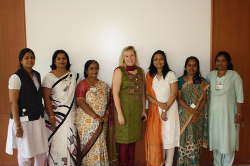 With the NELE Foundation in Bangalore, INDIA - February 2012