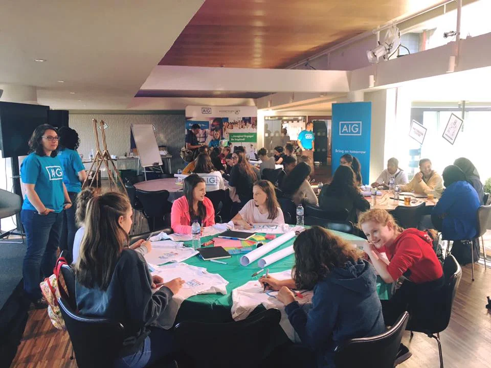 g4g Design Hackathon London Sept. 2017 We worked together to have our very first design Hackathon at the Southbank Centre in London. 60 girls proved that they are ready to begin innovating!