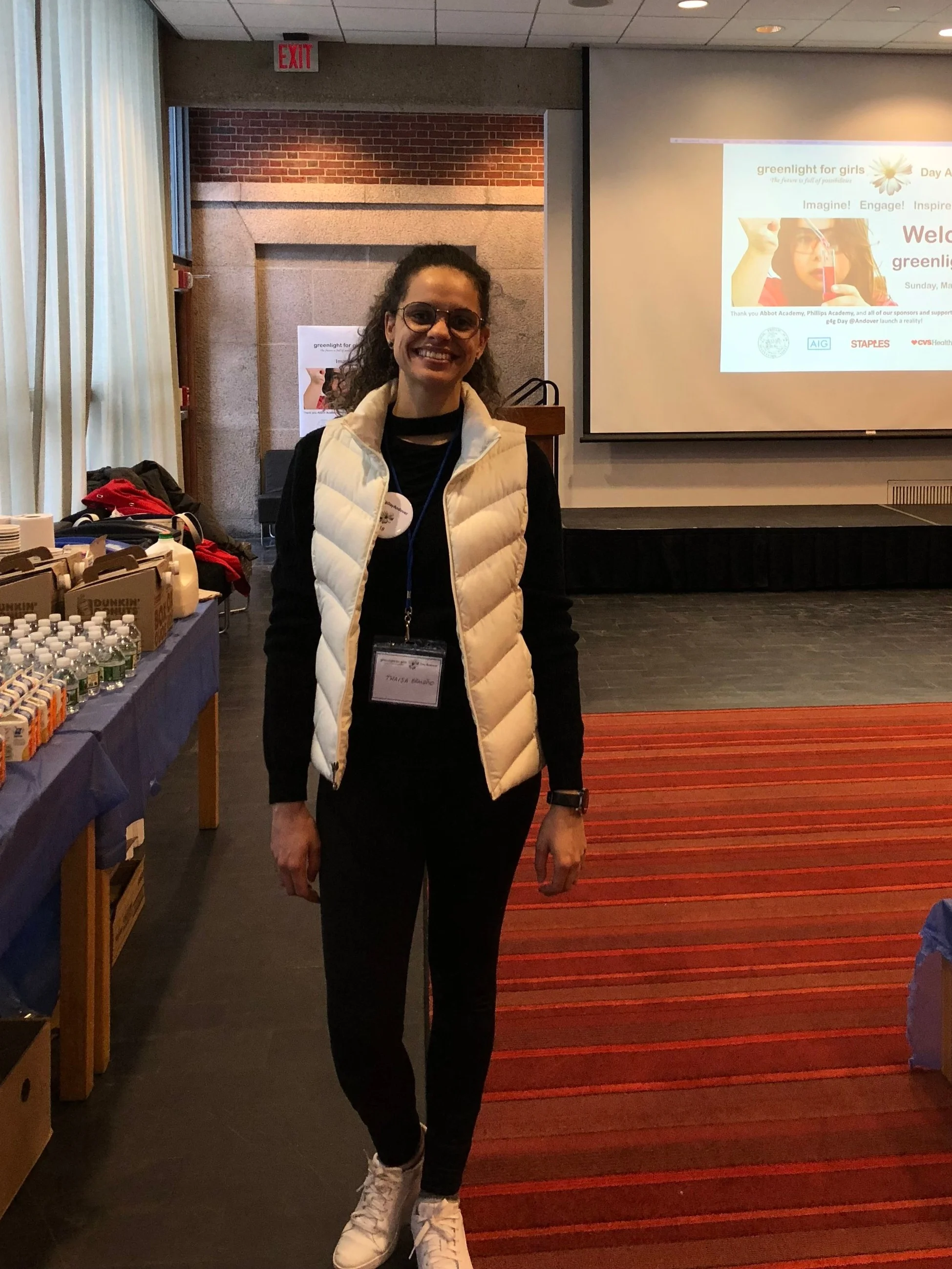 Me at g4g Day @Andover in 2018, my first g4g event in the USA