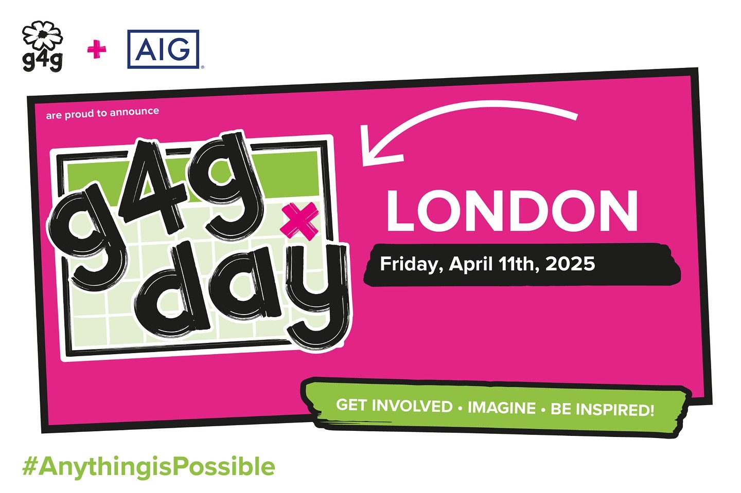 Something BIG is happening on April 11! We&rsquo;re hosting g4g Day at AIG, inviting 200 girls (ages 10-15) to dive into the world of science, tech, engineering &amp; math in the most exciting way possible! 💡

Think:
🔬 Crazy-cool experiments (hello