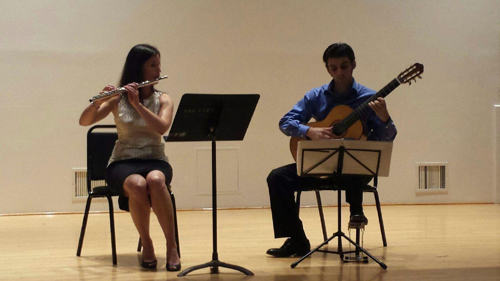 Erin and Jack performing at Make Music Chicago 2014