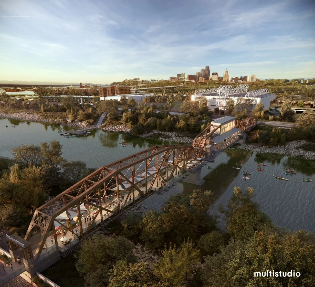 1905 Rock Island Railroad Bridge Transformed into Entertainment  District