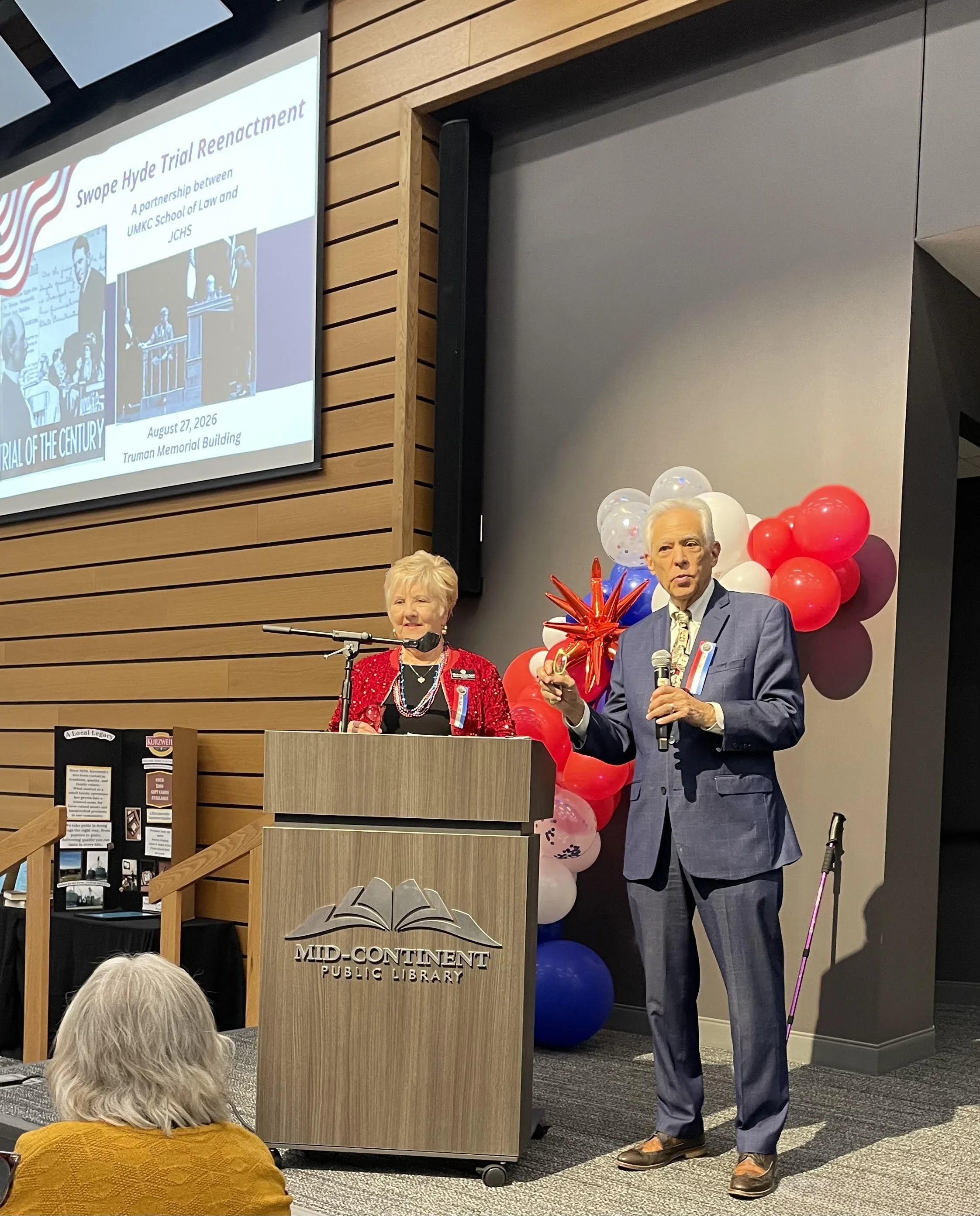 JCHS President Gloria J. Smith and Board Director Ralph Monaco II