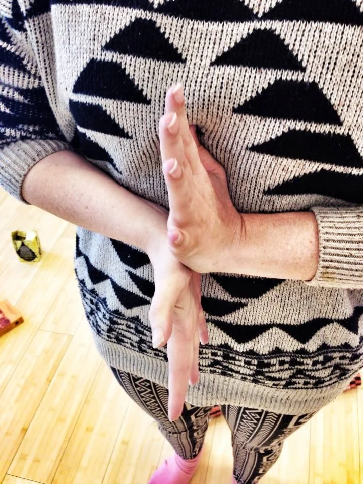 The Hanuman mudra for the Full Moon and devotion.