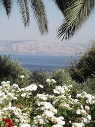 The Sea of Galilee from the Mount of Beatitudes
