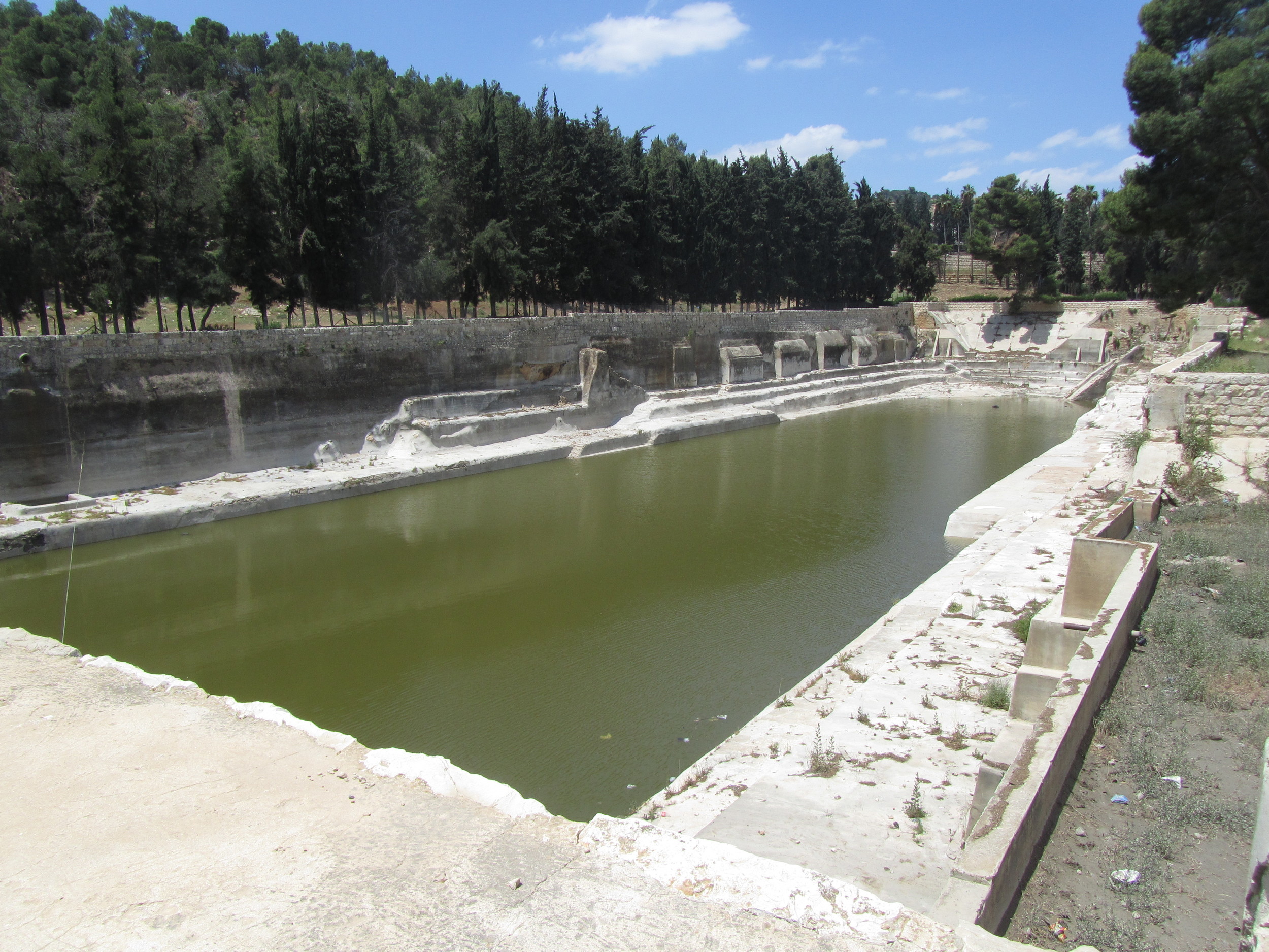 Massive Water Storage Pool Built by Herod the Great