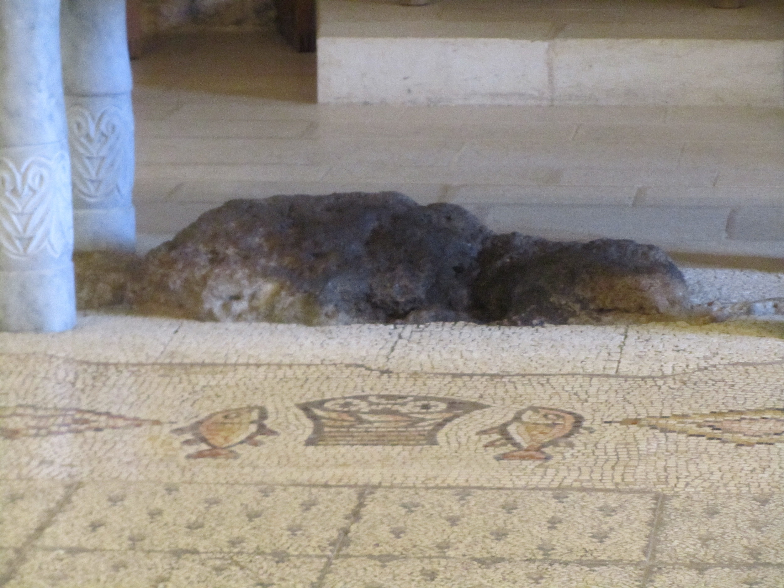 The Ancient Rock and Mosaic Marking the Feeding of the Five Thousand
