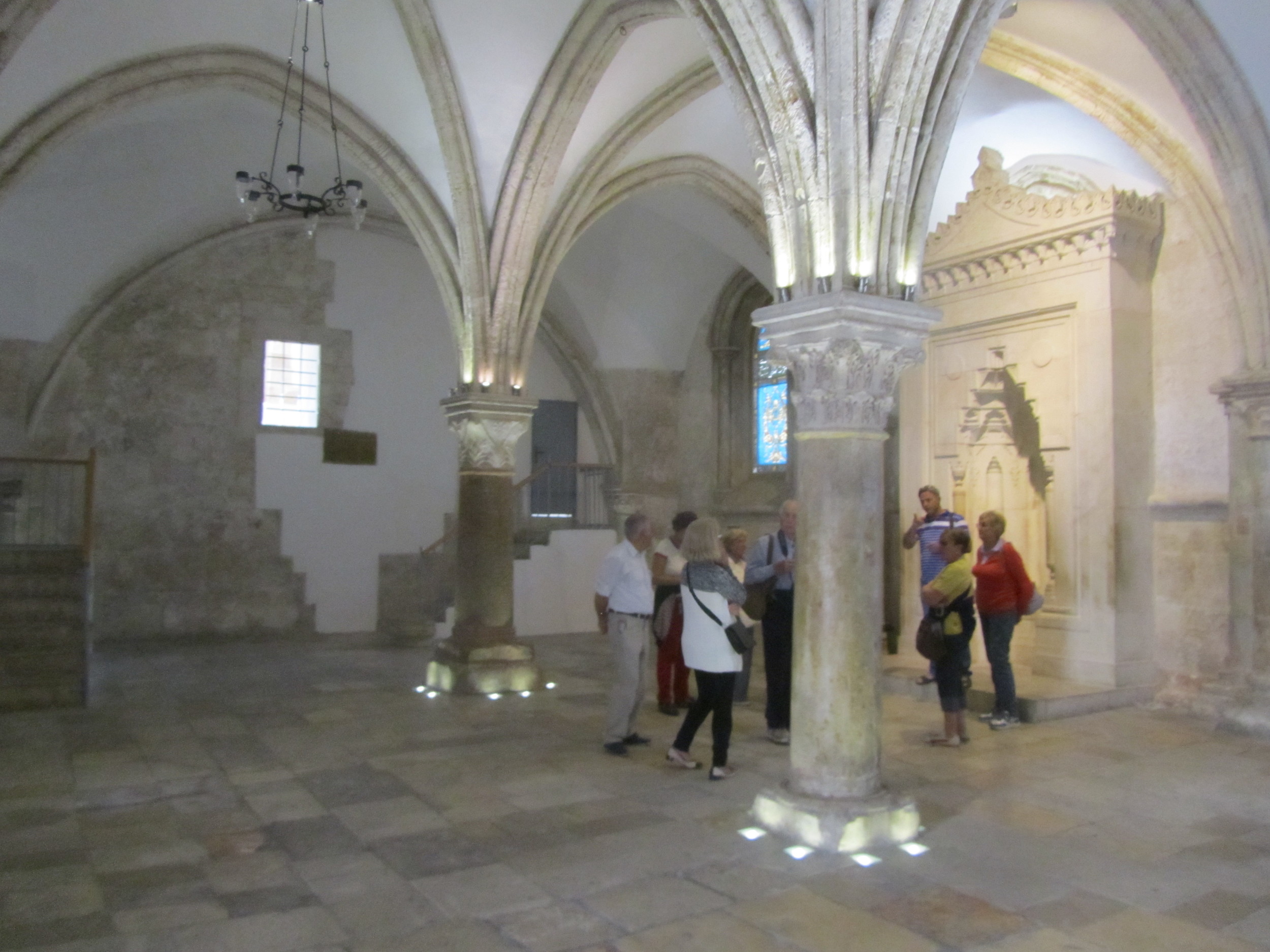 The Upper Room Built Over the Site of Jesus' Last Supper