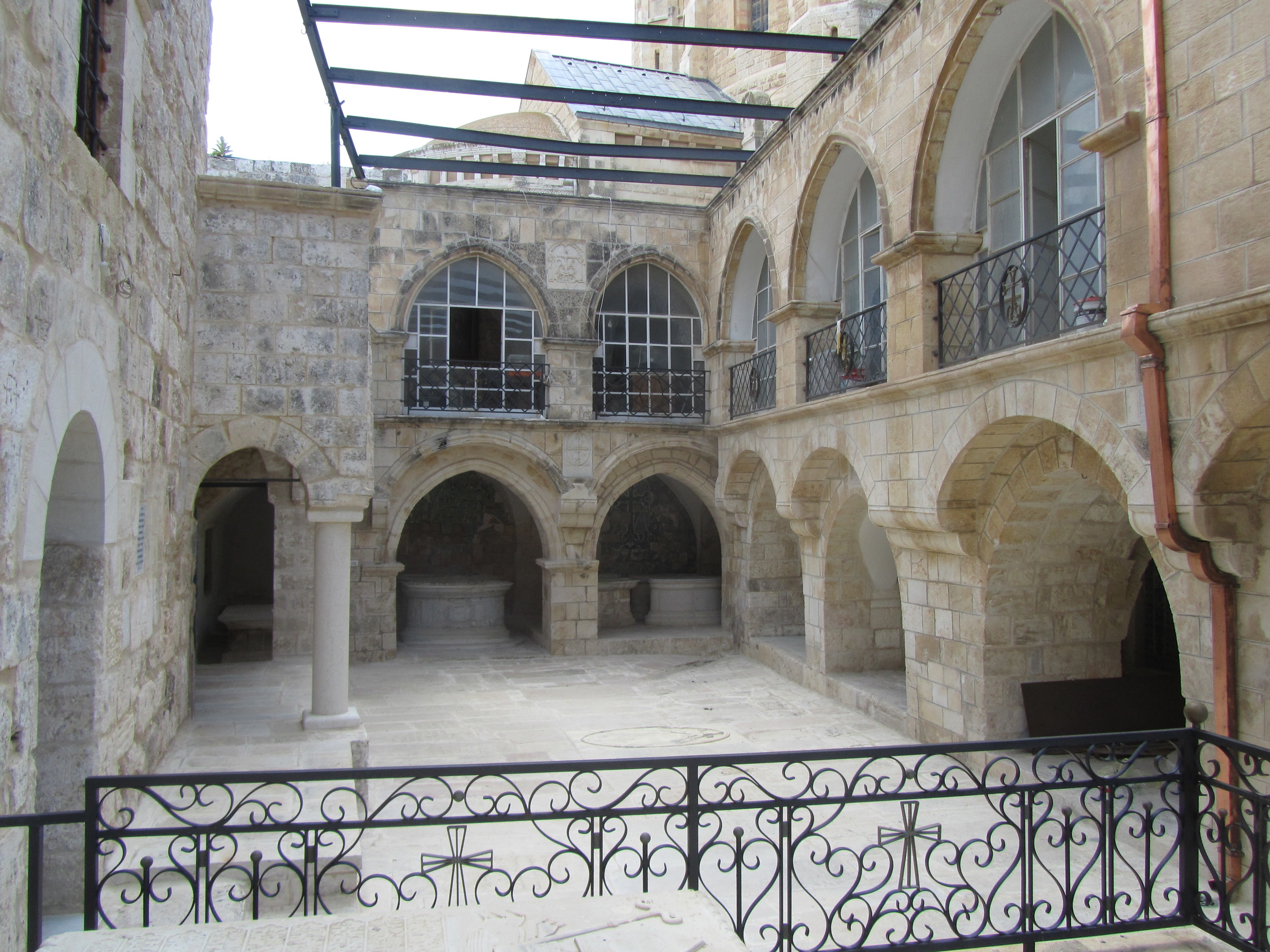The Armenian Orthodox Courtyard of the House of Caiaphas