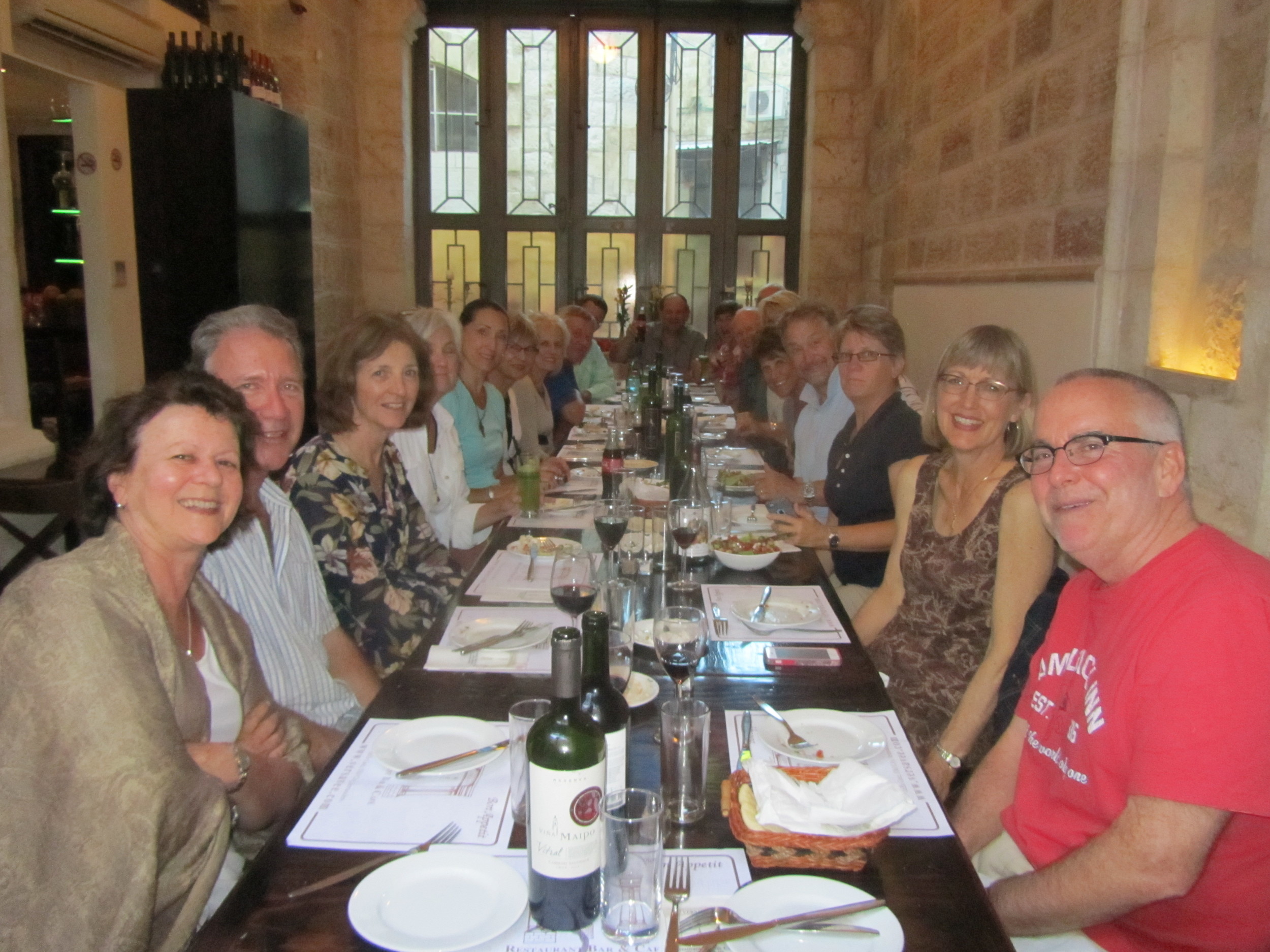 Our "Last Supper" at the Versave Restaurant