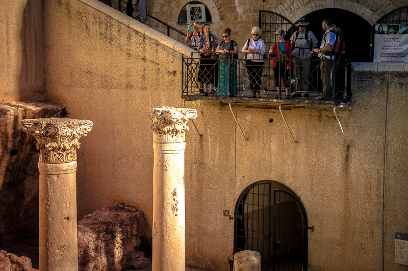 We investigated the remains of an ancient shop-lined street called the Cardo, stretching from the Jewish Quarter in the south to Damascus Gate in the north.