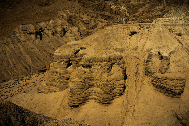 We started the day at Qumran, the ancient community that wrote the Dead Sea Scrolls. A group called the Essenes secluded themselves here, and dedicated their time to copying Scripture, giving us a huge cache of ancient writings when they were discovered in nearby caves.
