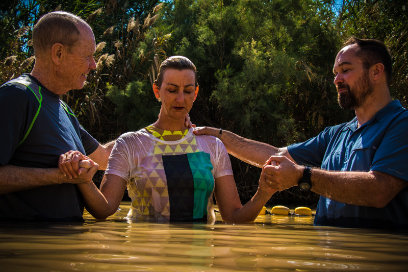 It was a joy to celebrate with Margie, our new friend from Australia, as she renewed her baptismal Covenant in the very place where Jesus was baptized!