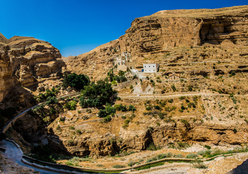 For over 1500 years the monks of St. George's have retreated to this place of solitude and significance to seek God and engage in the same kind of spiritual warfare which Jesus carried out in this very valley.