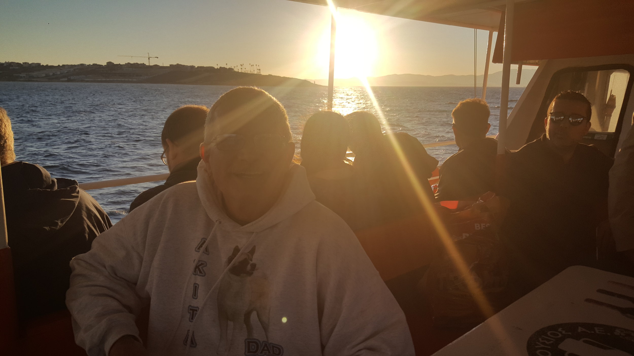 Sailing from Cesme, Turkey to the Greek island of Chios