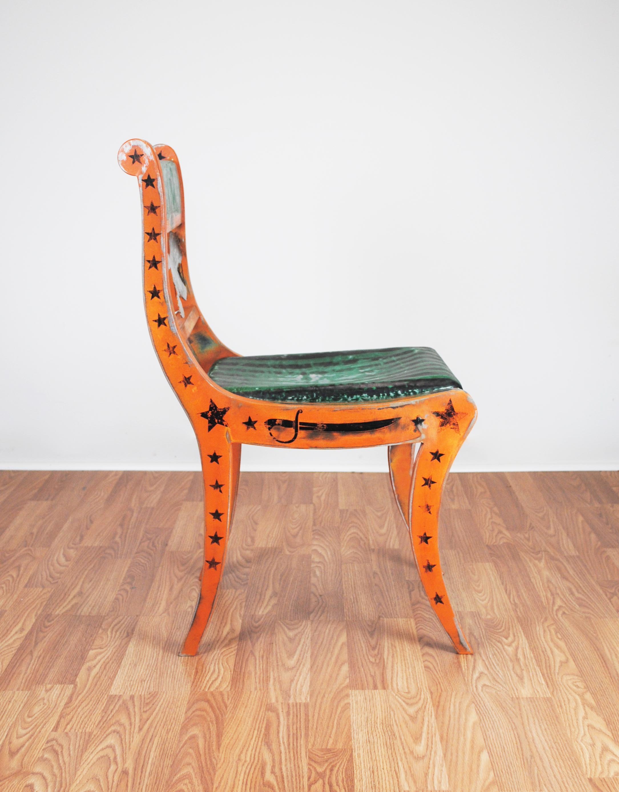 "Philly Jawn", 2026
Painted steel, and image transfers