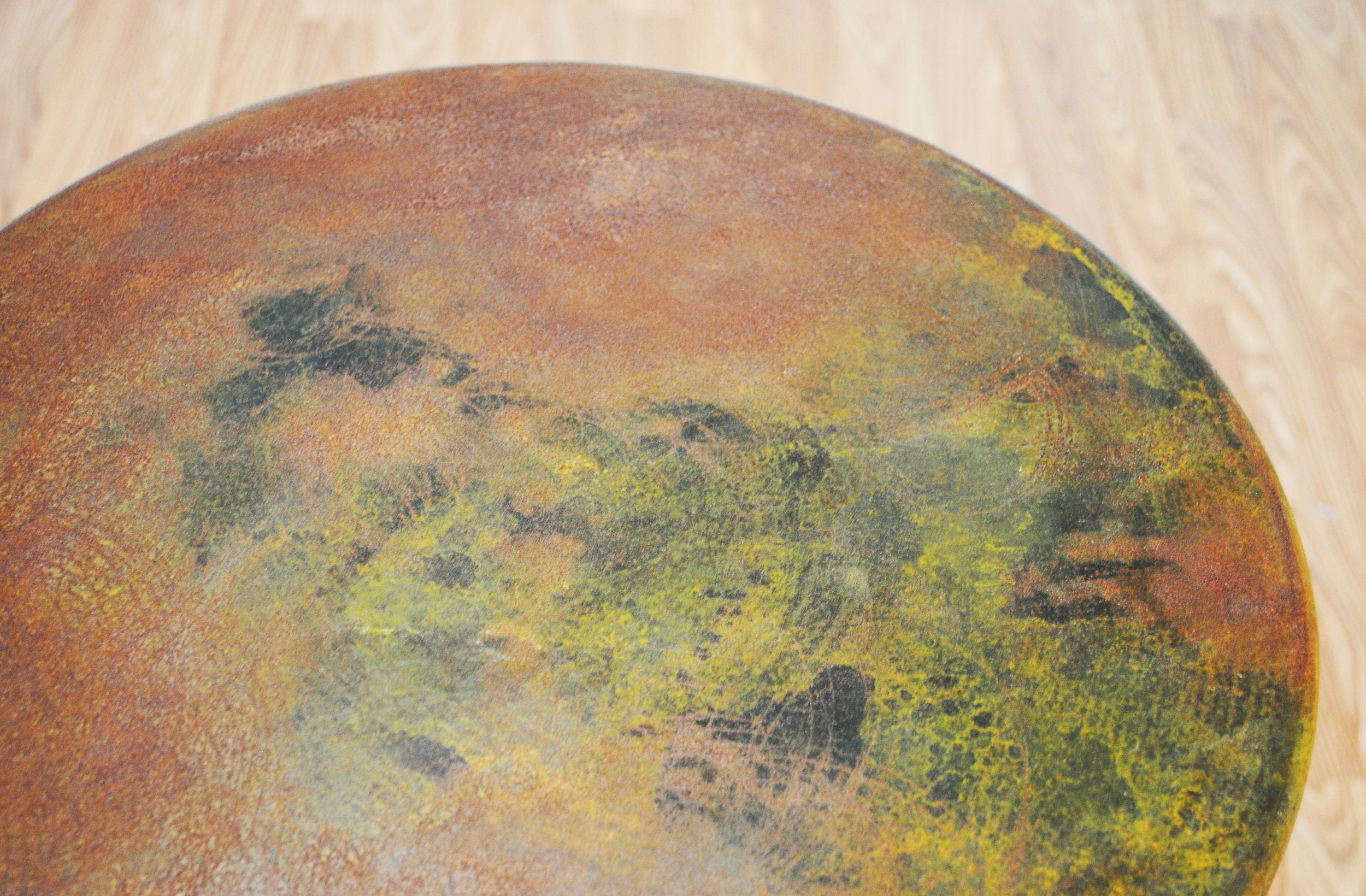 "Get Lit", 2025
Patinated and rusted steel.
26” H x 16” W x 16” D