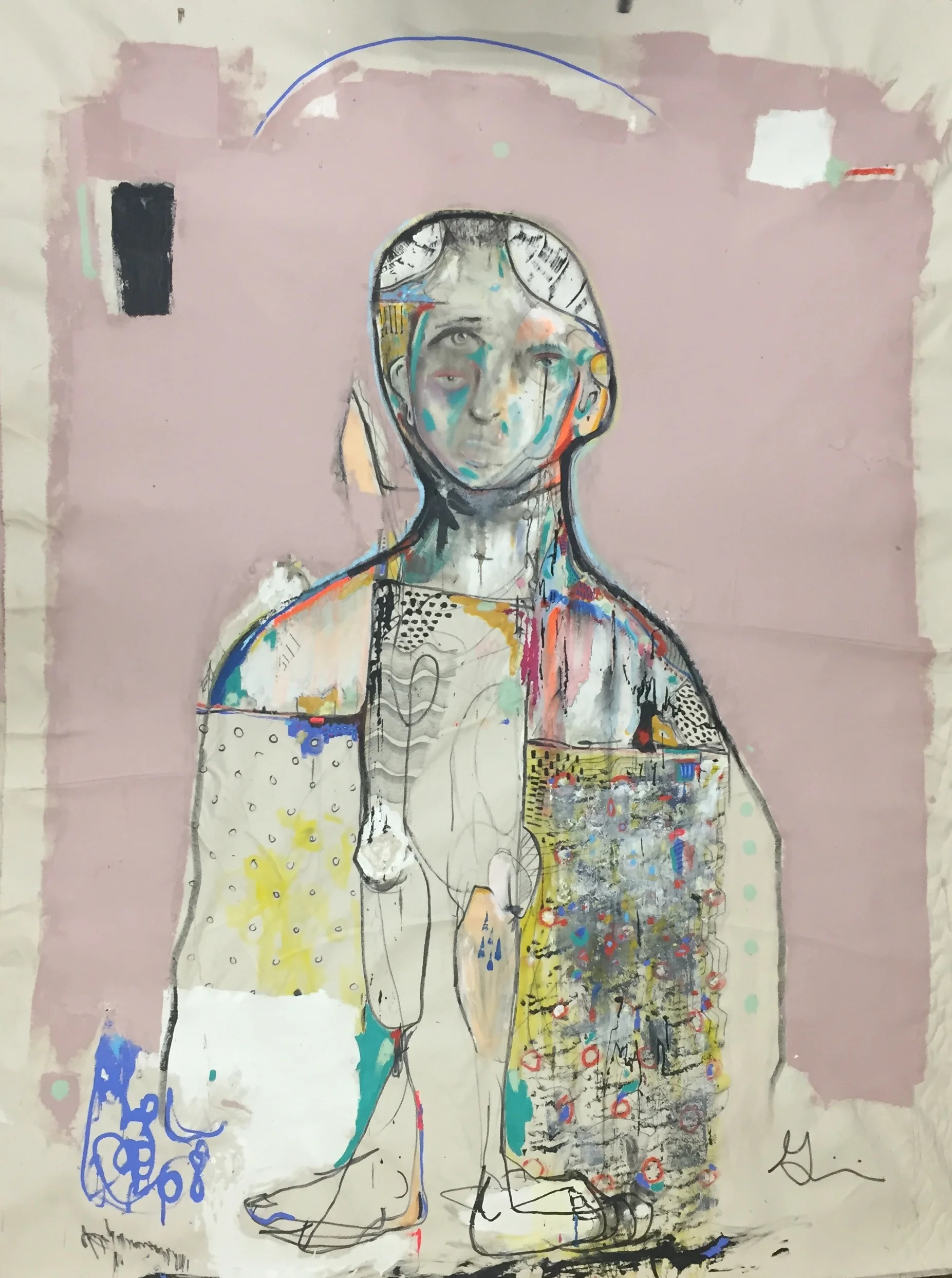 Upright Silhouettes Music and Art Party