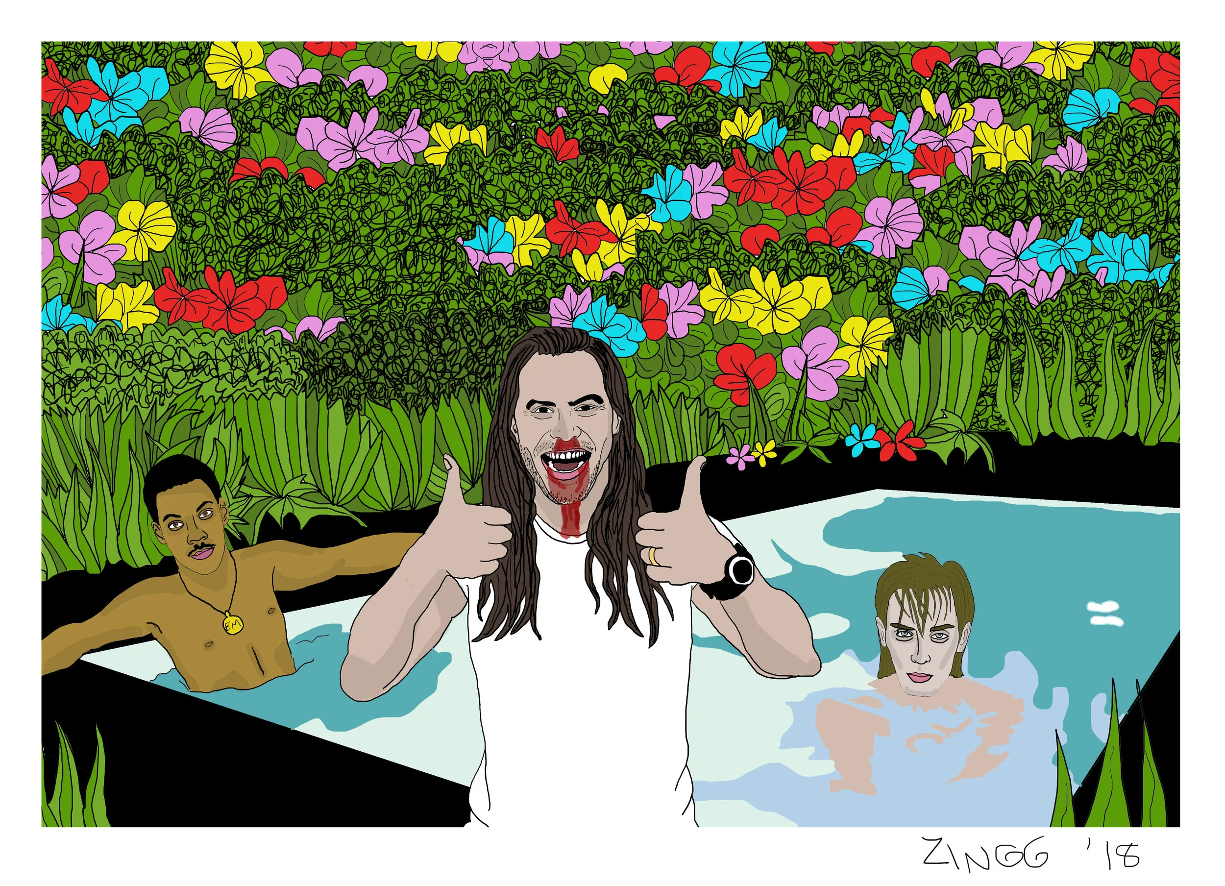 "IN PARTIES ALL THE TIME" starring eighties Eddie Murphy and Peter Murphy with special guest, Andrew W.K.