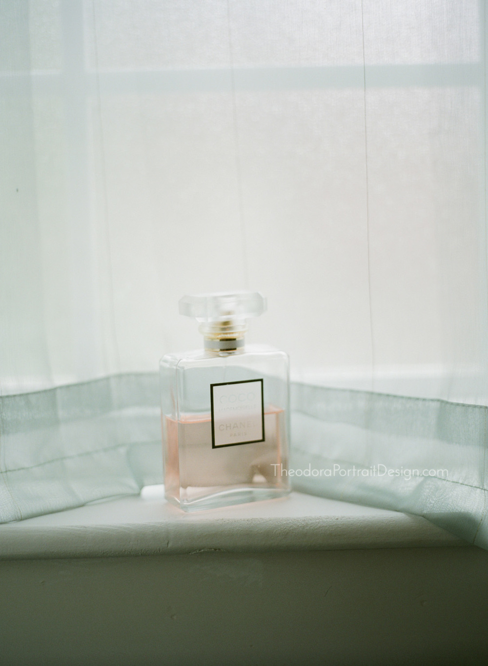  Chanel perfume   www.TheodoraPortraitDesign.com   film wedding photography 