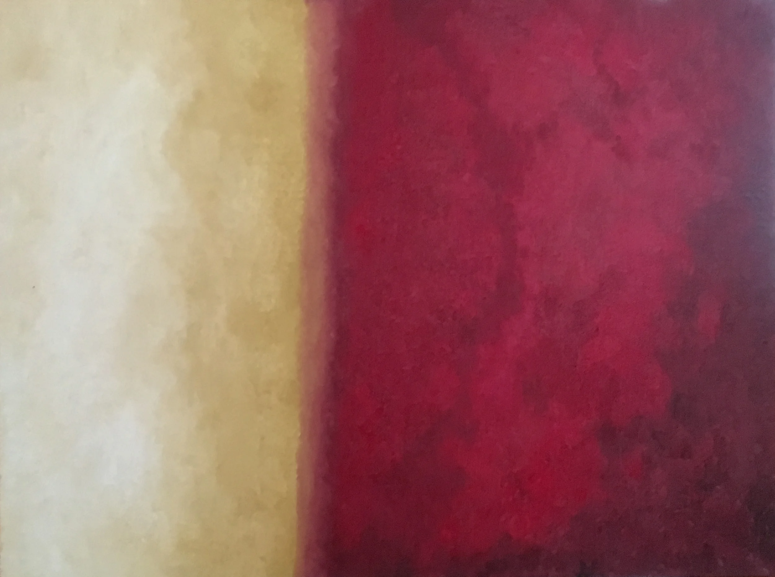  30 x 40"  Oil on Cotton Canvas; Thick Pointillism, dried, then layered.   SOLD  