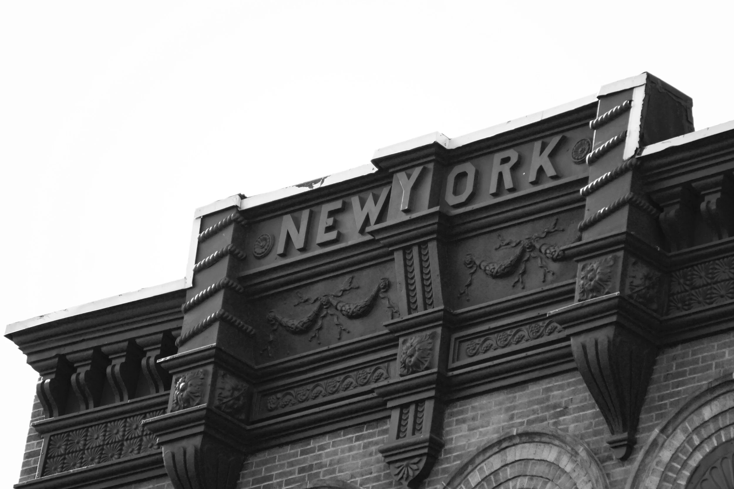 Black and White New York Building Photography