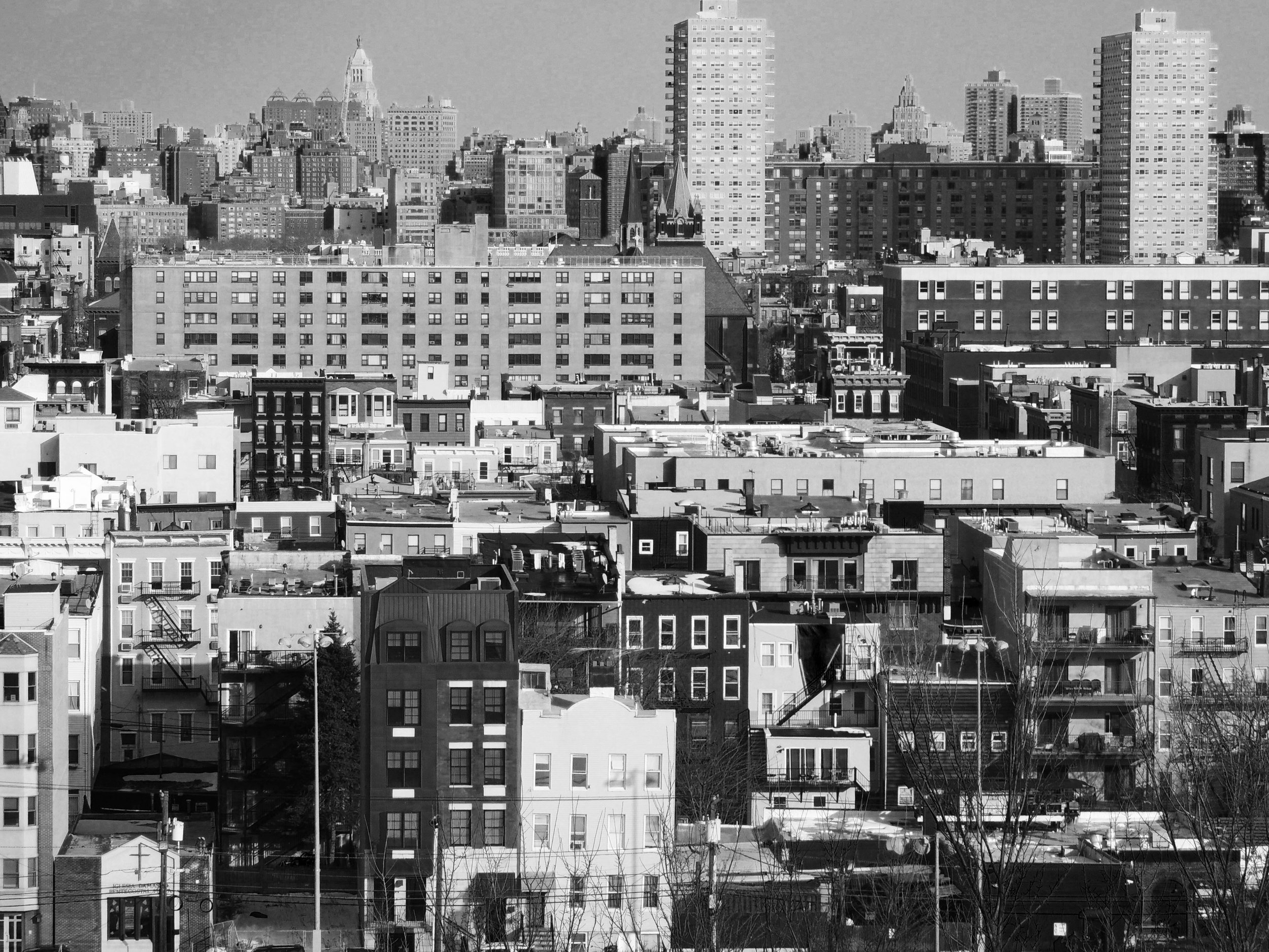 Black and White Hoboken View Photography