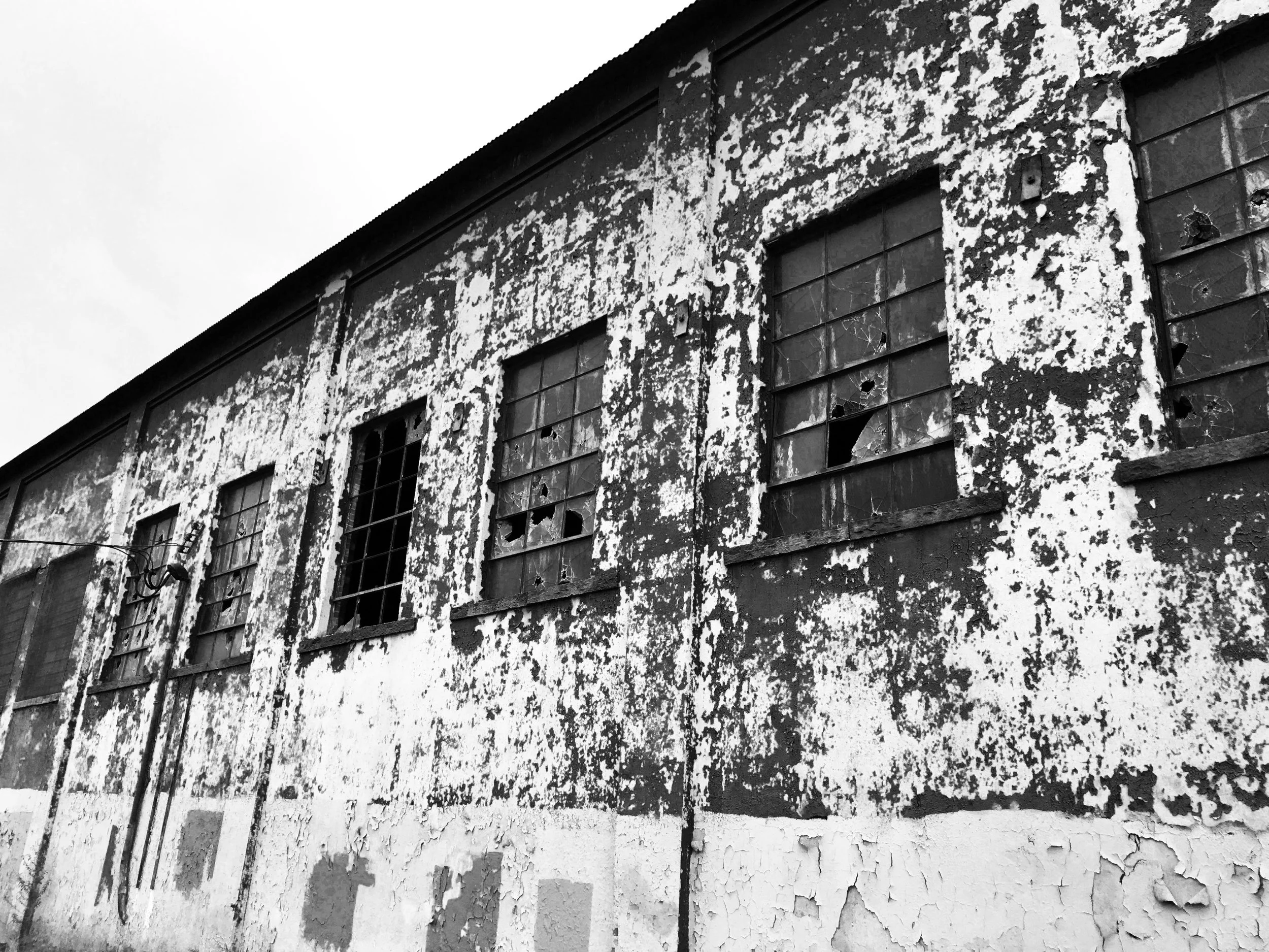 Decrepit building photography