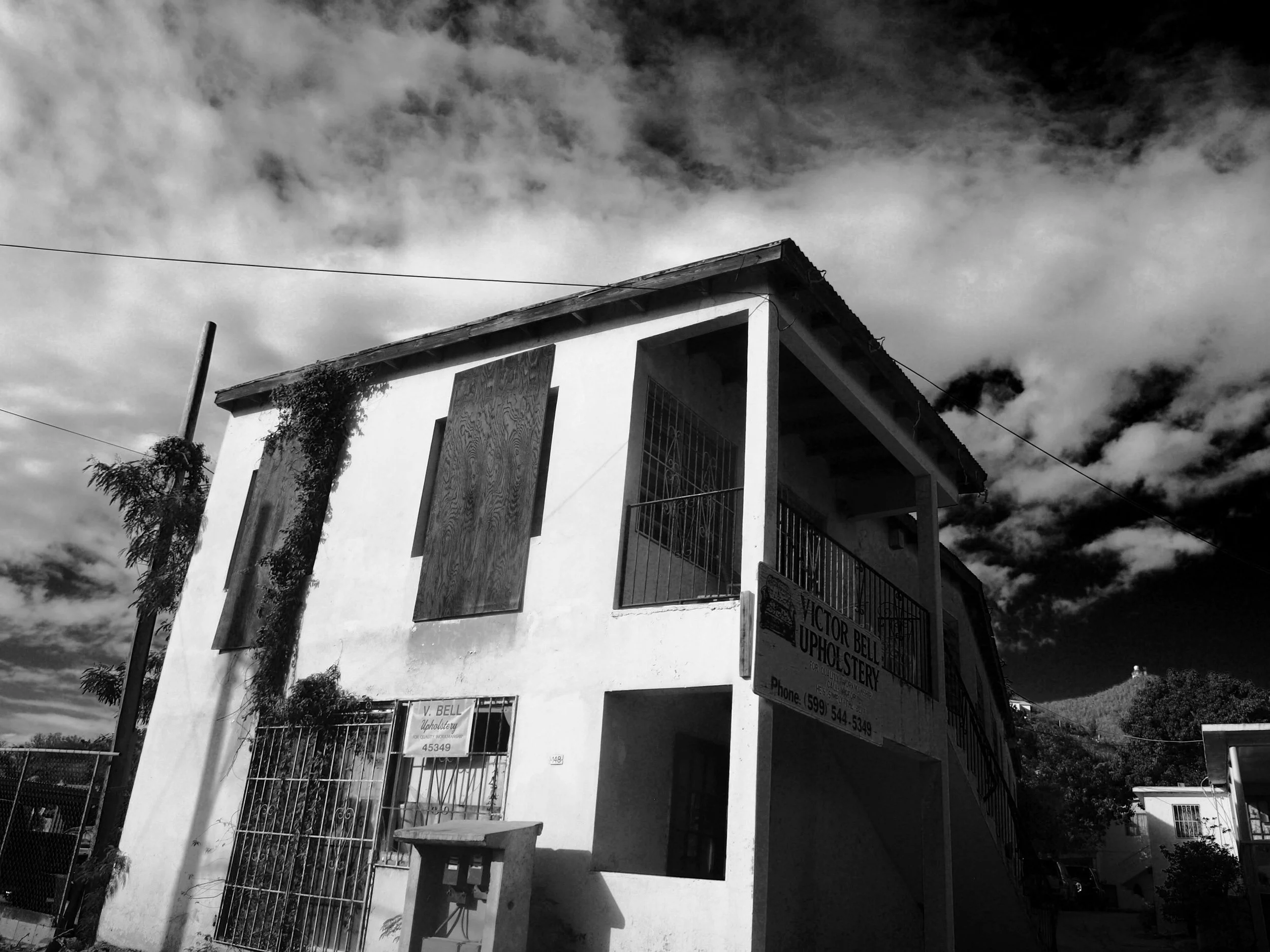 Black and White St. Martin Photograph