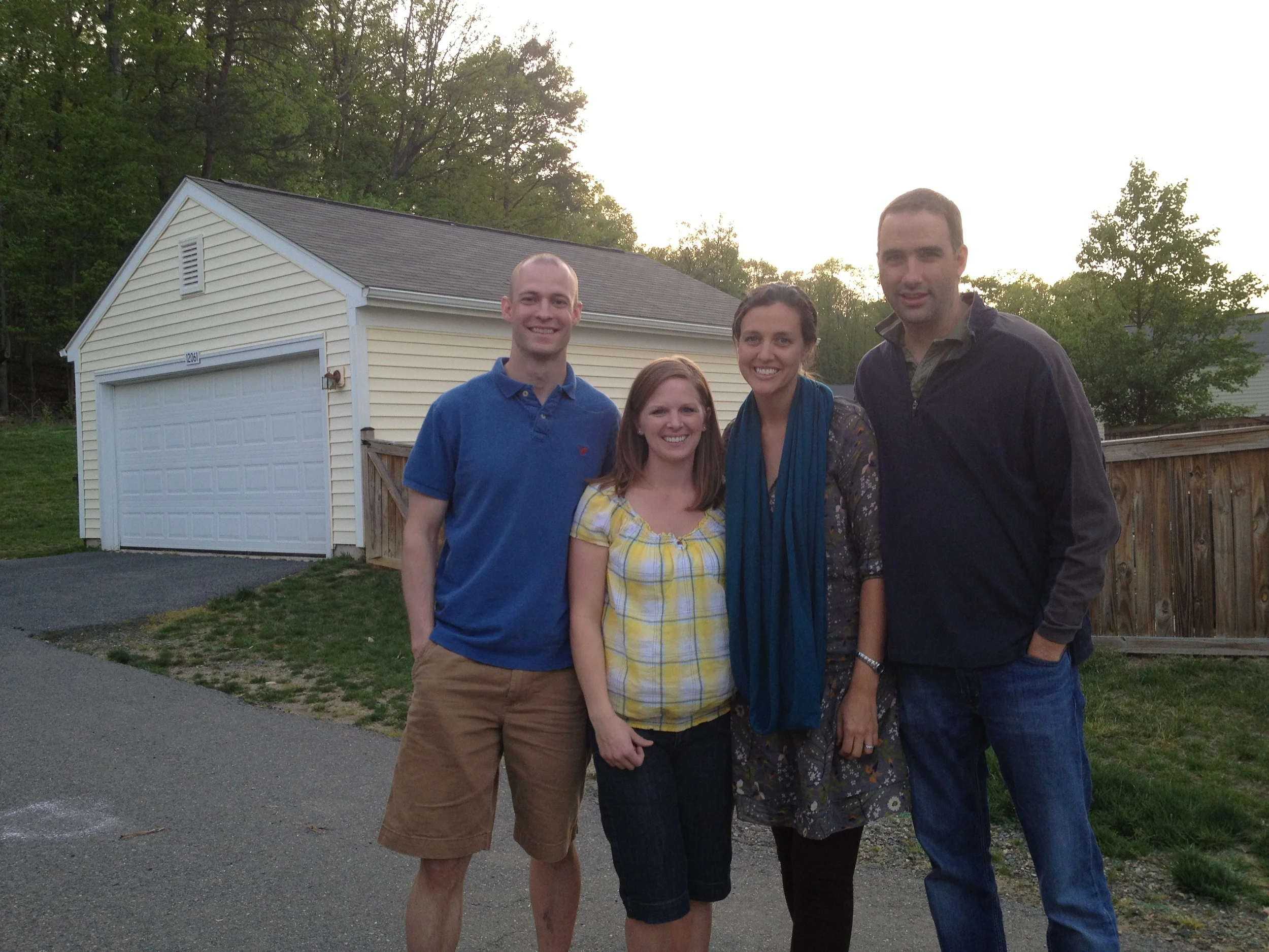 Visiting Ben and Amanda Levno in Quantico.