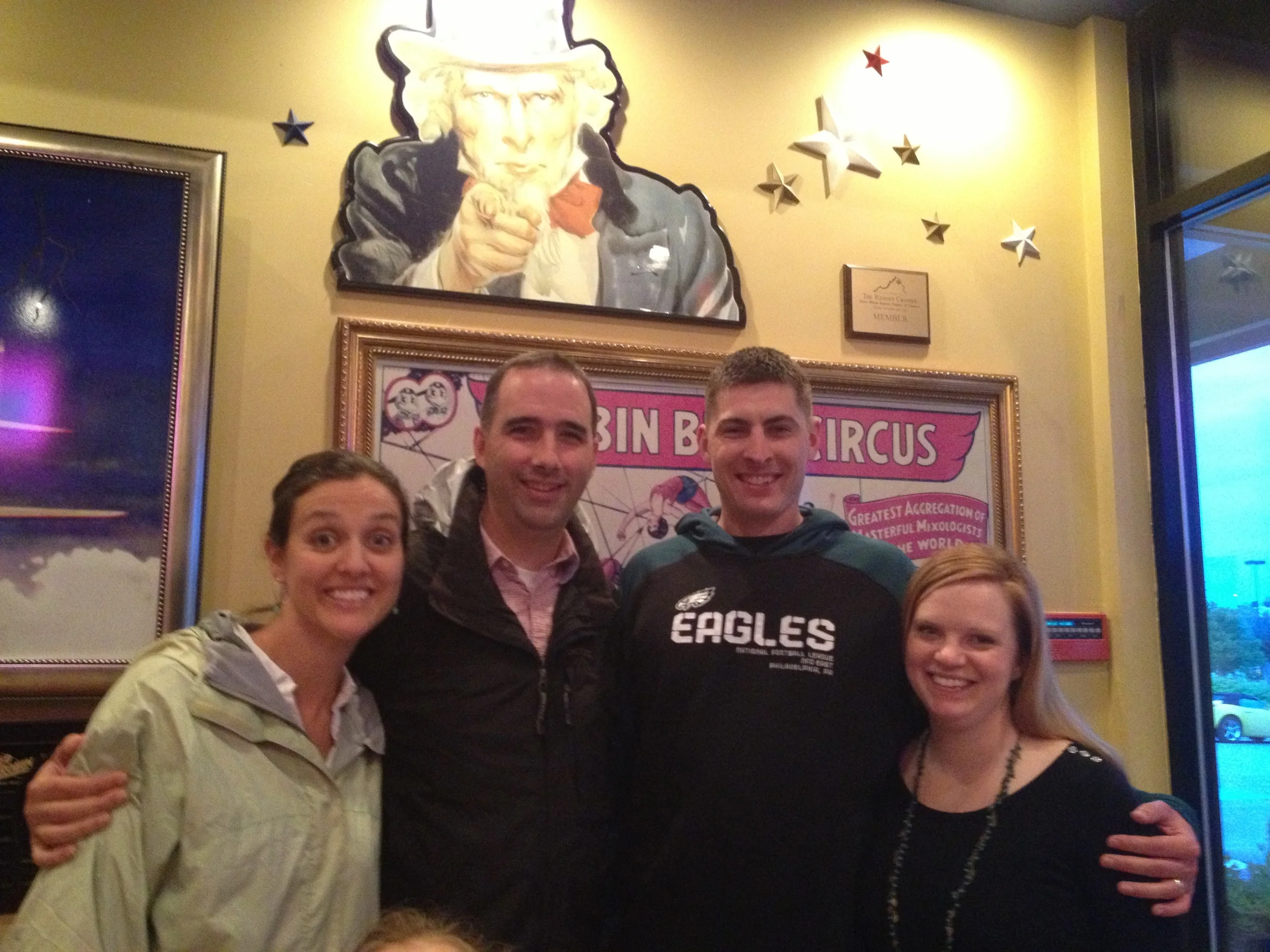 Visiting John and Danielle Tigue in Washington DC.